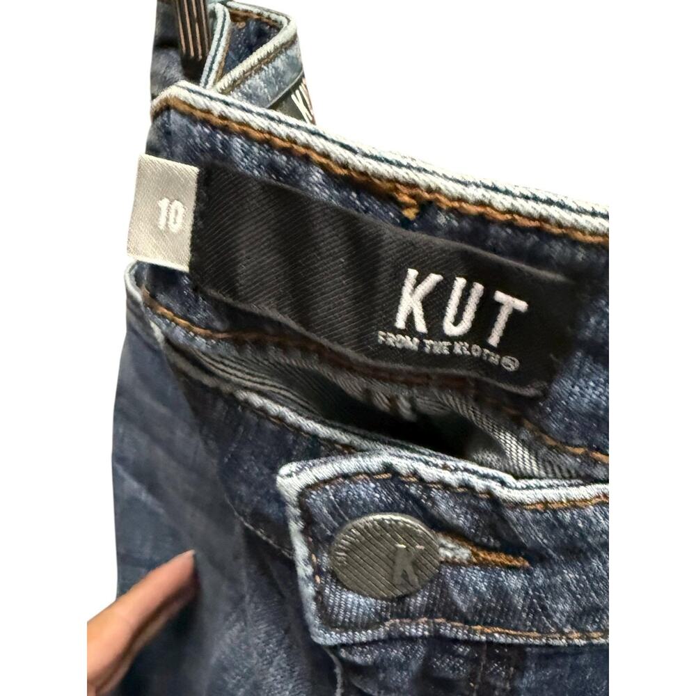 Women's jeans Kut jeans brand boyfriend ankle denim jeans dark wash jeans - Picture 2 of 5